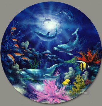 Poisson Aquarium œuvres - Soirée Romance Monde sous marin